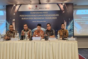 Konferensi Pers Penutupan Perdagangan BEI
