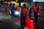 Penutupan jalan saat perayaan Tahun Baru Jakarta