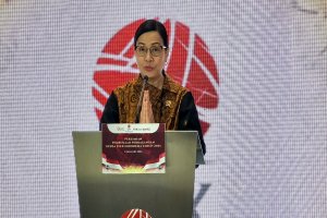 Sri Mulyani Membuka Perdagangan Saham di BEI
