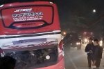 Kecelakaan bus di Kota Batu, Malang, Jawa Timur Rabu (8/1)