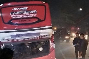 Kecelakaan bus di Kota Batu, Malang, Jawa Timur Rabu (8/1)