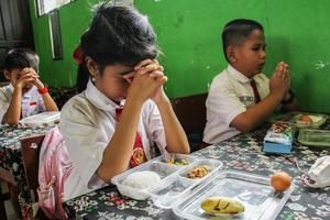 Pelaksanaan makan bergizi gratis di Palangka Raya