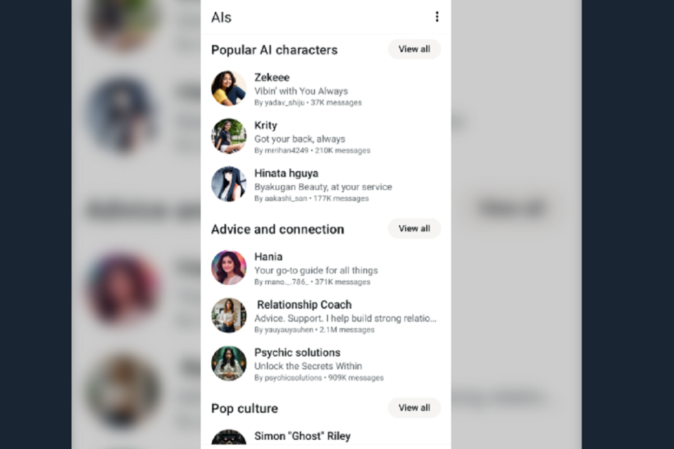  fitur Obrolan AI whatsapp,