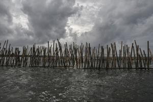 Pemagaran laut di pesisir Kabupaten Bekasi