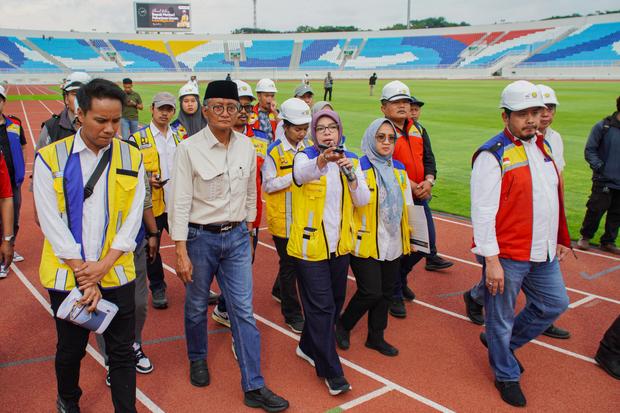 Menteri PU tinjau renovasi Stadion Kanjuruhan