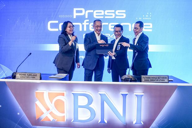 BNI cetak laba bersih Rp21,46 triliun tahun 2024