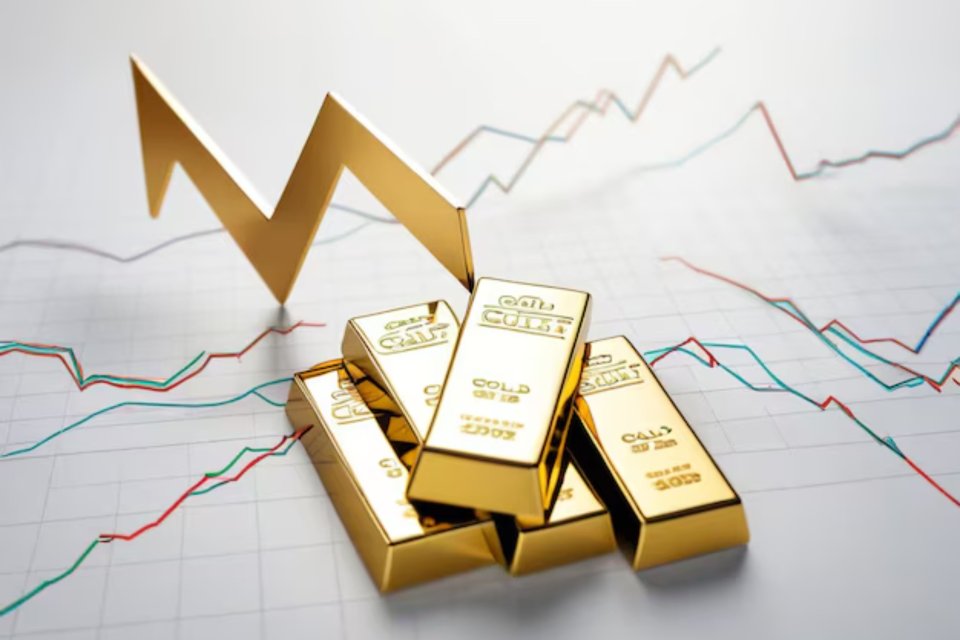 Ilustrasi investasi emas.