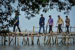 Menteri ATR / Kepala BPN tinjau pagar laut