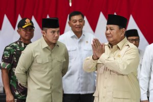 Presiden Prabowo dan Mayor Teddy