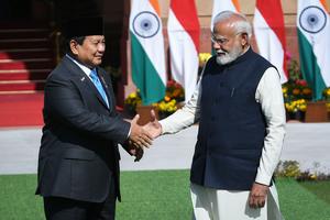 Pertemuan Presiden Prabowo dengan PM Narendra Modi