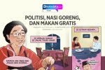 KOMIK: Politisi, Nasi Goreng, dan Makan Gratis