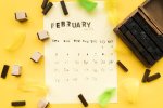 Ilustrasi Kalender Februari