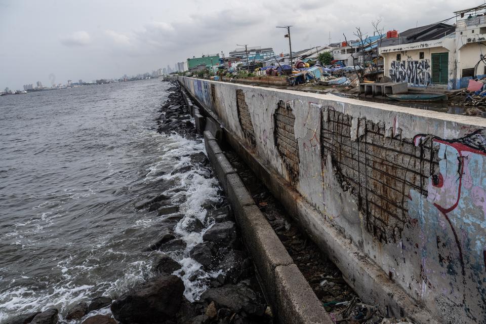 tanggul laut, giant sea wall, kementerian pu, agus harimurti yudhoyono