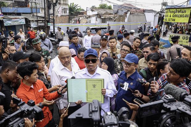 Menteri ATR/BPN tinjau lokasi sengketa lahan di Bekasi