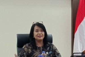 Wakil Menteri (Wamen) PU Diana Kusumastuti ditemui di Jakarta, Jumat (7/2/2025) 