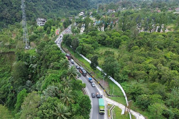 Kemantapan jalan di Sumatera Barat