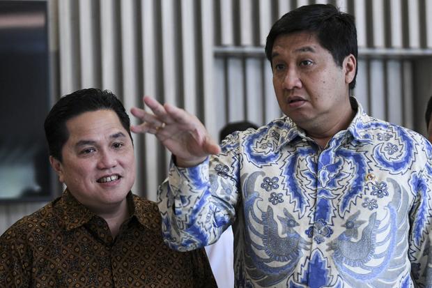 Rapat koordinasi Menteri BUMN dan Menteri PKP