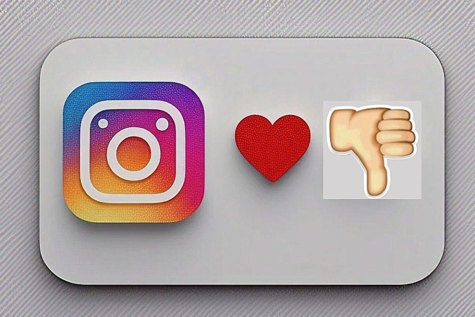 Fitur like dan dislike Instagram