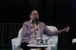  Presiden Direktur PT Freeport Indonesia (PTFI) Tony Wenas dalam IDE Katadata 2025 di Jakarta, Selasa (18/2).