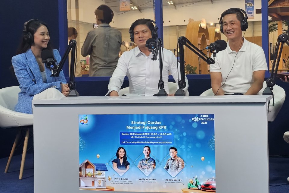 BCA Expoversary 2025 di Indonesia Convention Exhibition (ICE) BSD, Tangerang, Kamis (20/2).\