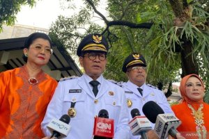 Gubernur dan Wakil Gubernur Terpilih Jakarta periode 2025-2029, Pramono Anung dan Rano Karno