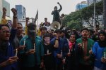 Aksi Demonstrasi Indonesia Gelap