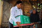 Baznas salurkan bantuan paket pangan Ramadhan