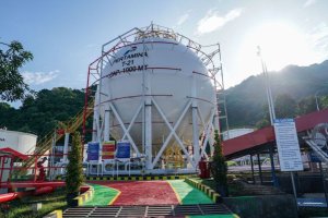 Terminal bahan bakar LPG di Bima, Sumbawa, NTB. 