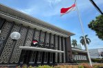 Kantor Daya Anagata Nusantara atau Danantara dengan logo baru, Senin (24/2)