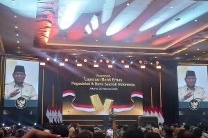 Presiden Prabowo Subianto meresmikan Bank Emas