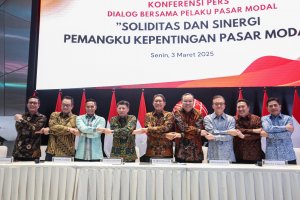 Konferensi Pers Dialog Bersama Pelaku Pasar Modal