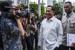 Menteri Kabinet Merah Putih hadiri taklimat Presiden