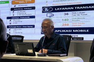 Direktur Utama PT Hutama Karya (Persero) Budi Harto 