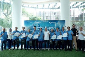 BRI-Blue Bird perkuat kerja sama dengan menghadirkan solusi keuangan digital untuk pengemudi Bllue Bird.