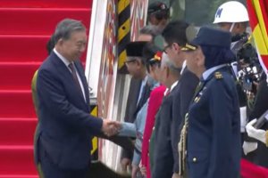 Sekjen Partai Komunis Vietnam tiba di Bandara Halim Perdanakusuma, Minggu (9/3)
