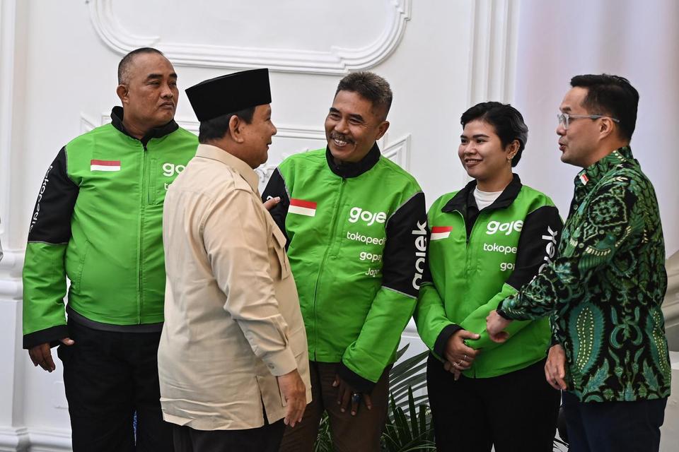 prabowo, ojol, goto, gojek,