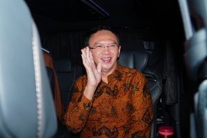 Ahok Usai Pemeriksaan di Kejaksaan Agung