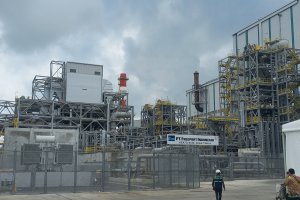 Peresmian fasilitas pemurnian logam mulia atau precious metal refinery (PMR) milik Freeport Indonesia di Java Integrated Industrial and Ports Estate (