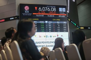 IHSG ditutup melemah 248,56 poin atau 3,84 persen