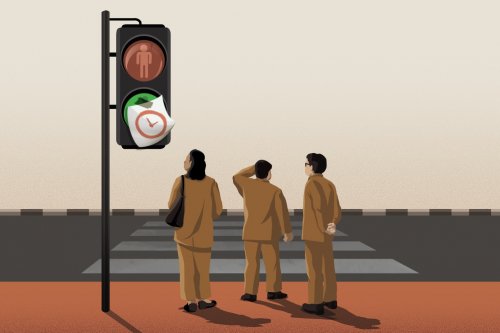 Ilustrasi Telaaah Tarik Ulur Nasib CPNS