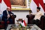 Pertemuan Prabowo dengan Utusan Khusus Presiden Palestina Mahmoud Al-Habbash