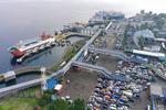 Kepadatan kendaraan di Pelabuhan Gilimanuk