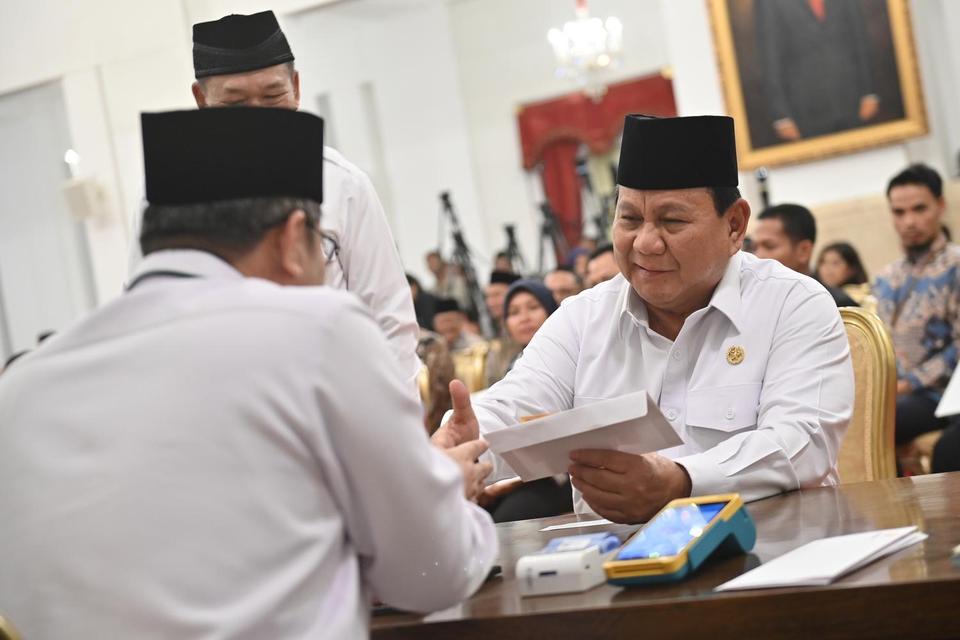prabowo, open house, lebaran