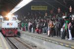 Puncak arus mudik moda angkutan kereta api