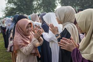 Tradisi silaturahim salaman di Bandung Barat