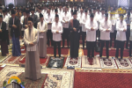 P'residen Prabowo menjalankan salat Ied di Masjid Istiqlal