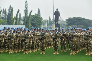 Pelepasan Satgas TNI Kontingen Garuda UNIFIL 2025