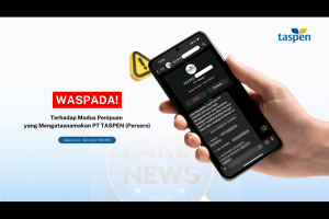 Taspen mengimbau peserta untuk waspada terhadap modus penipuan.