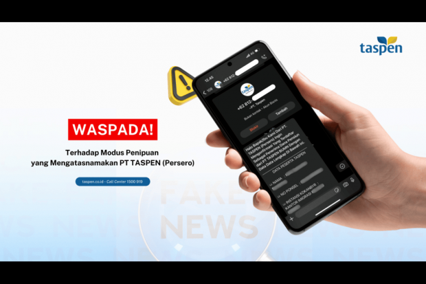 TASPEN mengimbau peserta untuk waspada terhadap modus penipuan.