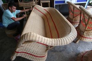 UMKM furnitur rotan Aceh